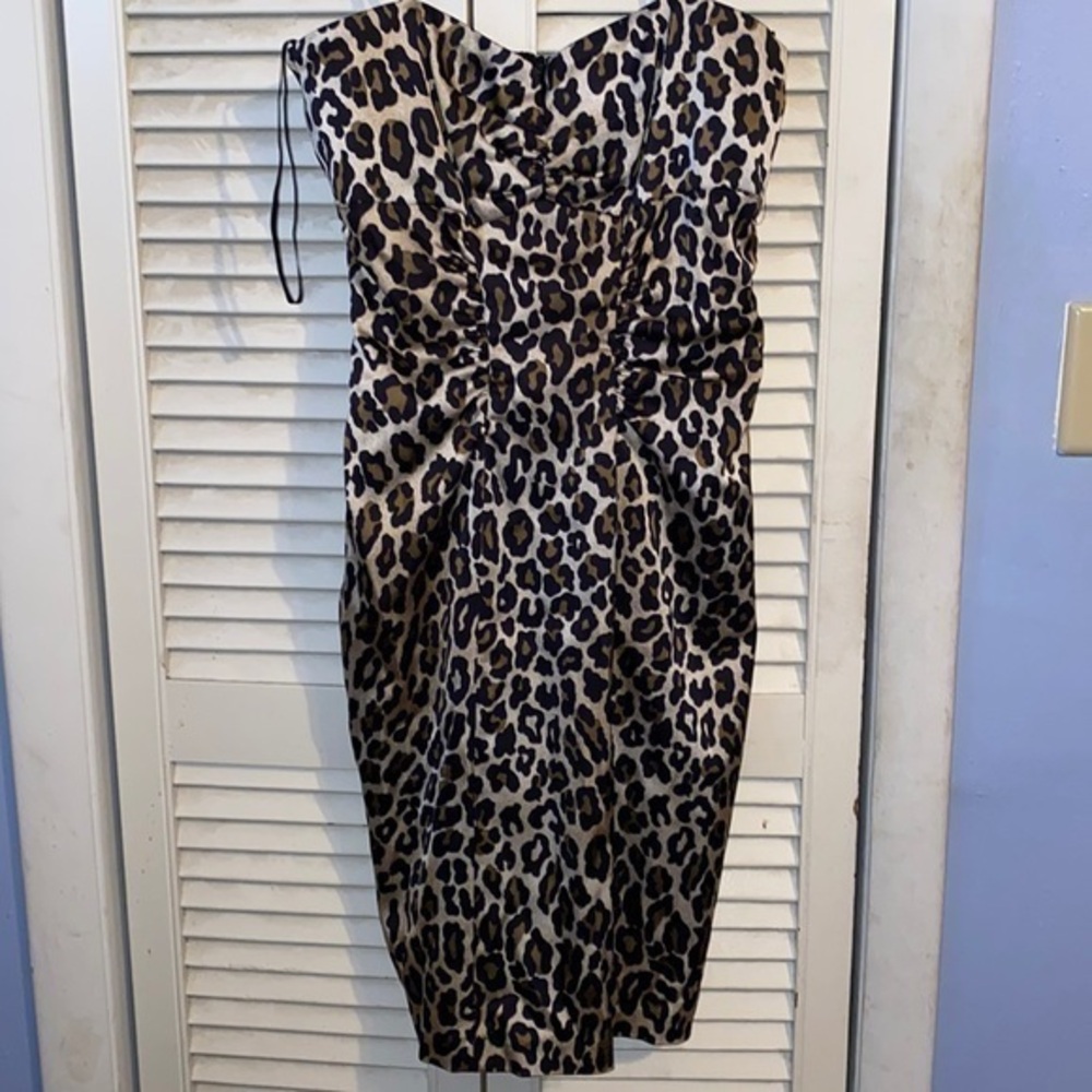 XSCAPE by Joanna Chen Animal Print Dress